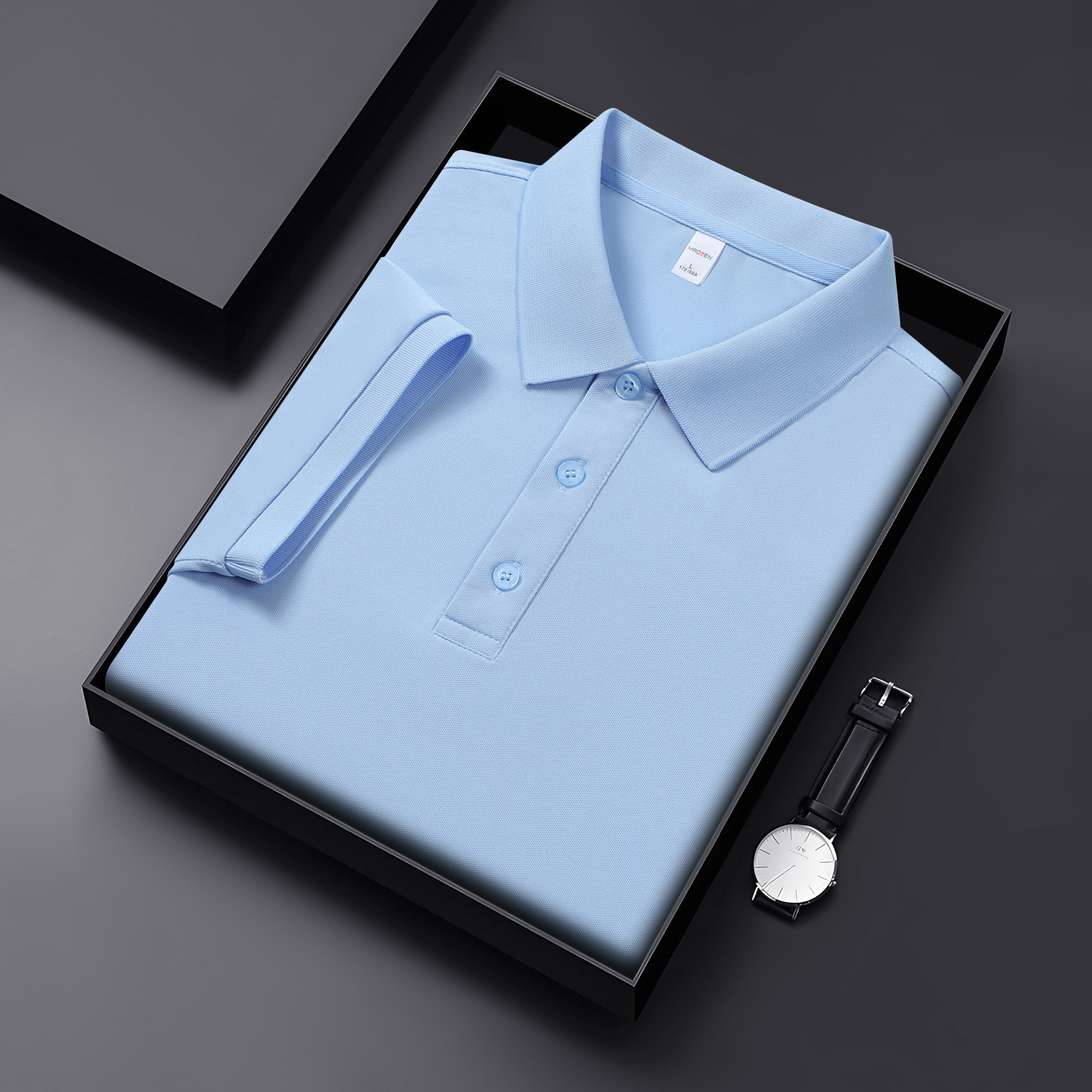 2025 nuevos deportes casuales de verano camisa polo de manga corta pareja de color sólido con la misma explosión de transmisión en vivo dos ropa de grupo abierta