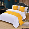 Theme Hotel New Chinese Modern Simple Bed Bed Bed Tail Scarf Hotel Beauty Bed bed B & B Apartment bed cover bed 撘