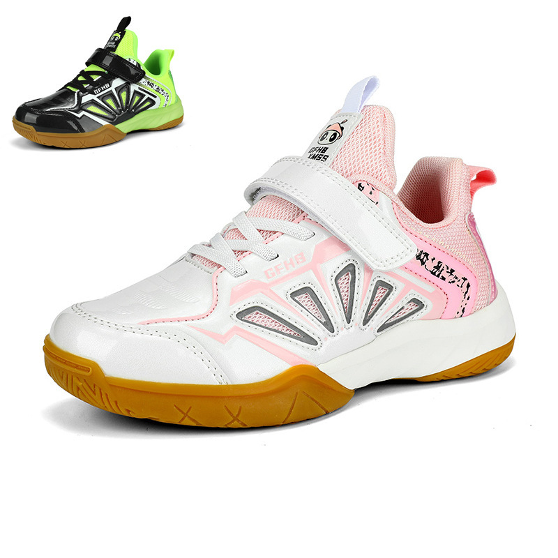 Children's badminton shoes girls primary and secondary school students sneaker non-slip tennis shoes table tennis boys a generation of hair