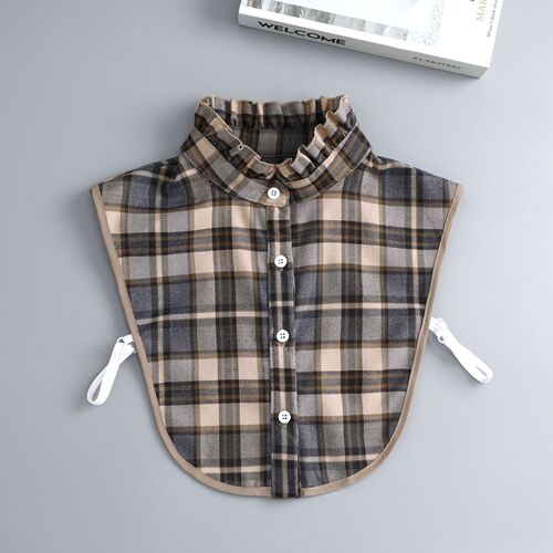 Women's fake collar for women in autumn and winter, all-match fashionable pointed collar houndstooth shirt collar, women's long shirt collar, spring and autumn