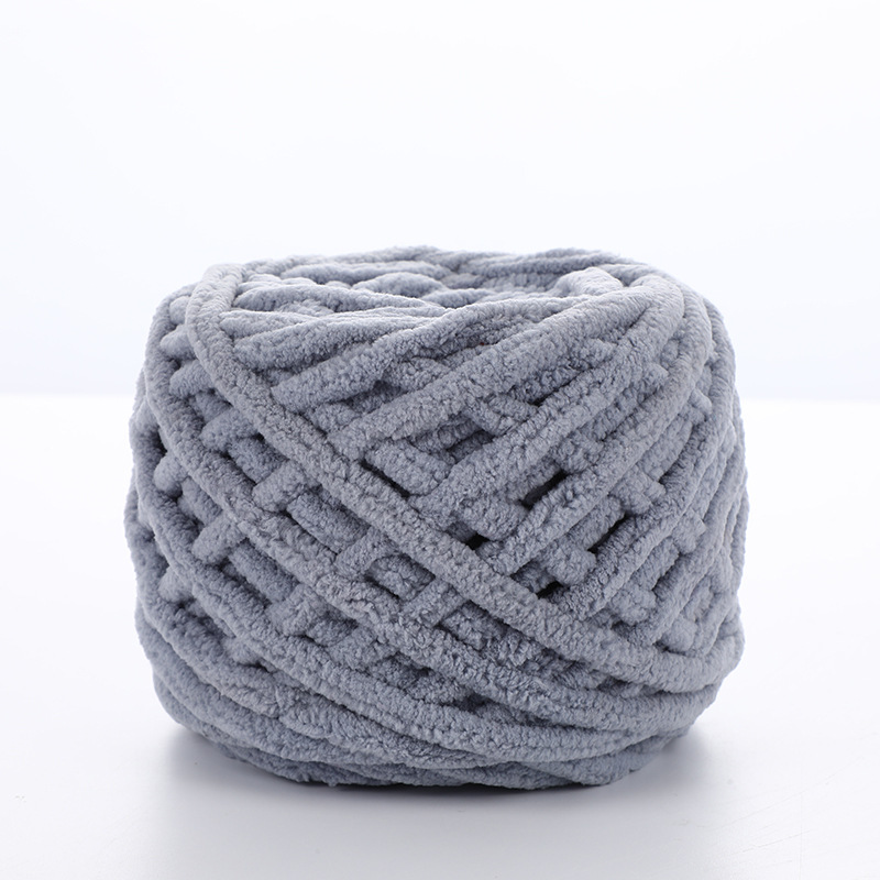 Hilo de la tira de hielo hilo de una sola hebra de lana gruesa bola de aguja hilo tejido a mano bolsa bufanda material de DIY Paquete de fábrica al por mayor