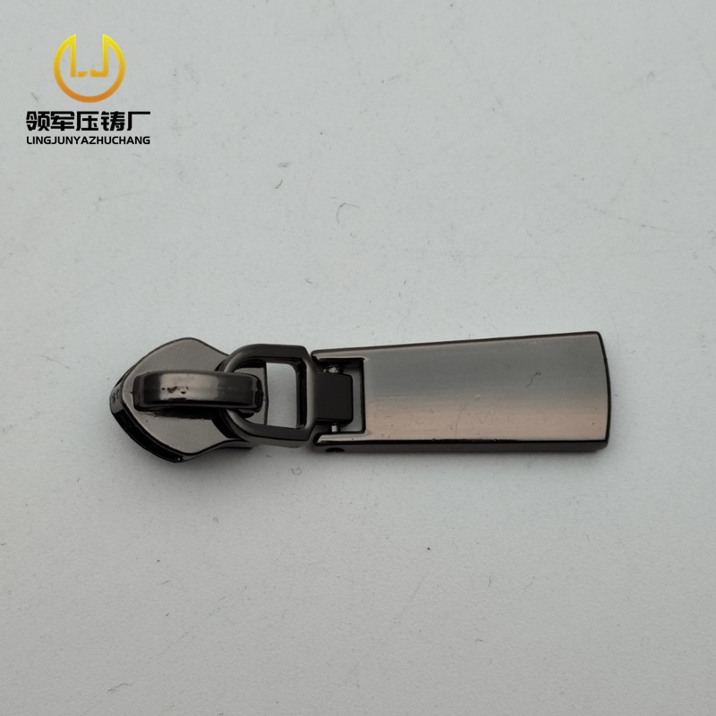 Large Light Plate Sliding Zipper Puller Nylon No. 5 Rubber Tooth Luggage Hardware Adapter