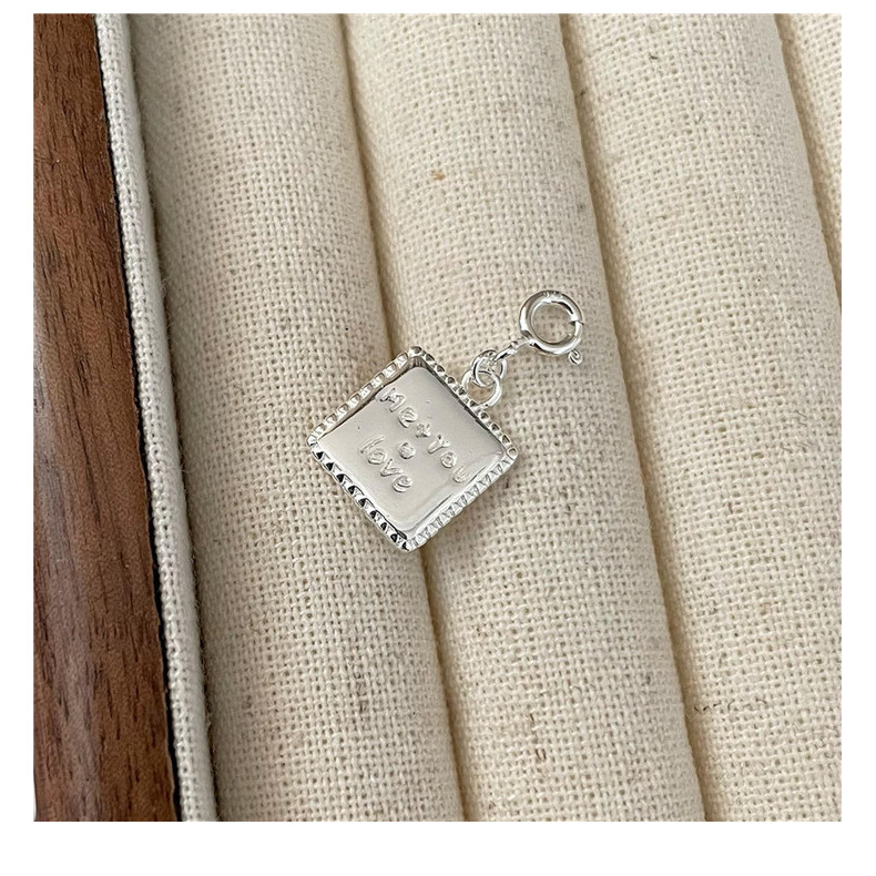 4g Weight Pendant Jewelry Making Type DIY Jewelry Accessories Classification 1 Piece Quantity 925 Sterling Silver Material Heart Shape Pattern Polishing Design Simple Style, Classic Style Style 1 Piece 925 Sterling Silver Heart Shape Pendant 6
