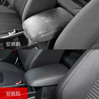 Sürətlər qutusu və əl tormozu başlıqları front center armrest box leather