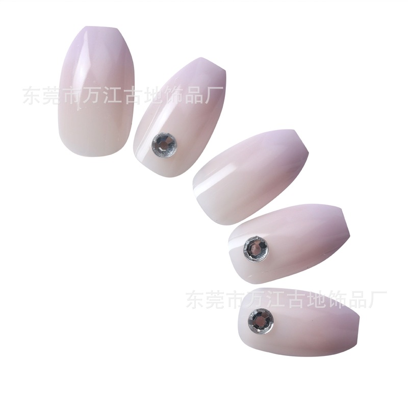 24Pcs Adult Nails Gradient Printing Point Drill Nail Sheet Abs Nail Sheet Producer 24Pcs Adult Nails Gradient Printing Point Drill Nail Sheet Abs Nail Sheet Producer