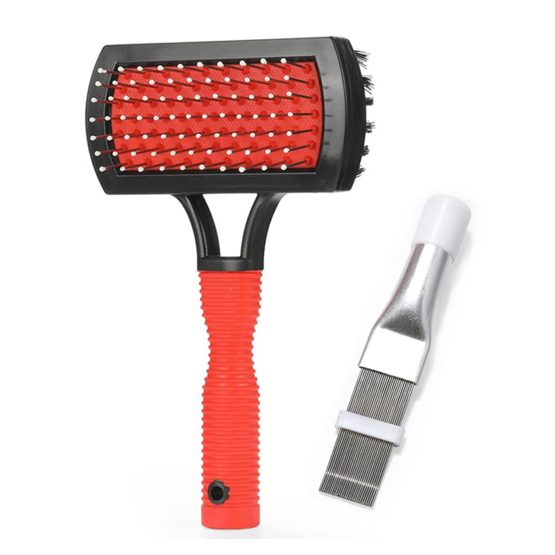 Cross-border air conditioner evaporator coil cleaning brush condenser coil fin comb hair straightener cleaning brush suit