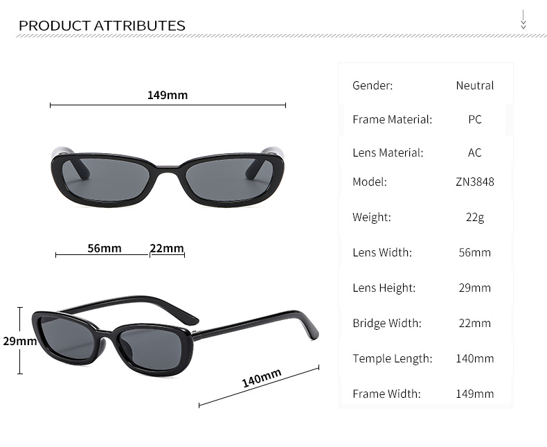 Occhiali da sole quadrati alla moda per uomo e donna_voghion.com