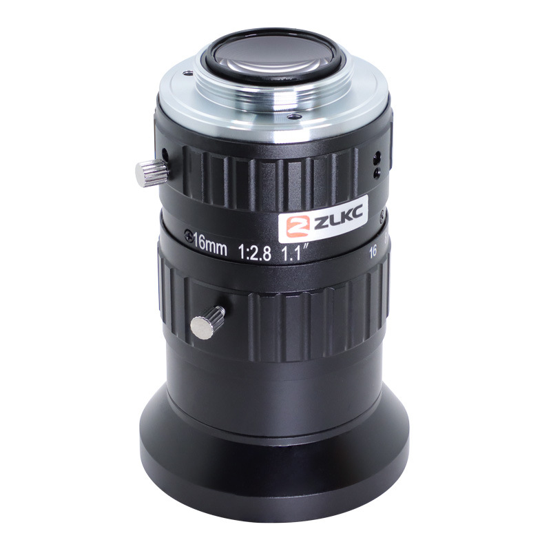 ZLKC�����ƴ�16mm��ҵ��ͷHK1628MP2�߷ֱ���1.1"C�ӿڵͻ��侵ͷ