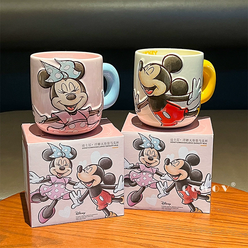 Новая кружка Mickey Minnie керамическая кружка для дома, офисная кружка для кофе и молока, сувенирная подарочная кружка