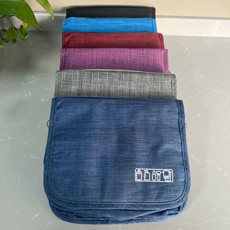 工場直販旅行化粧品トイレタリーバッグ化粧品バッグ収納袋洗えるフックバッグ乾湿分離ポータブルポータブル|undefined