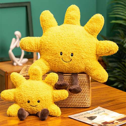 ins Nordic style little sun pillow plush toy moon cloud cushion star doll soft decoration