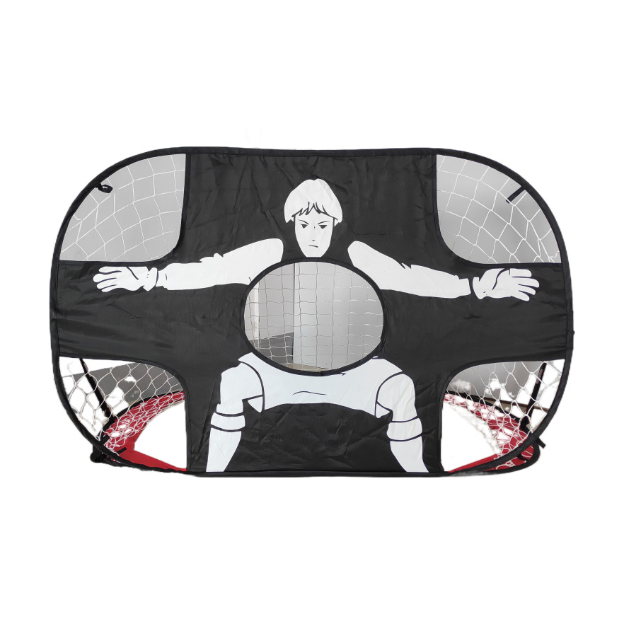 Transfronteriza en stock almacenamiento plegable portátil rápido abierto gran rejilla Puerta de fútbol juguetes deportivos para niños juegos entre padres e hijos