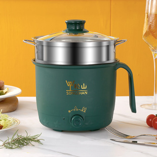 Student Dormitory Multi-Functional Non-Stick Pot All-In-One Electric Cooking Pot Hot Pot Small Pot Household Small Mini Electric Wok Electric Pot