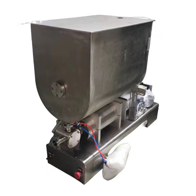 气动灌装机加热搅拌U型槽80L-120W搅拌器1500w加热器灌装50-500ml