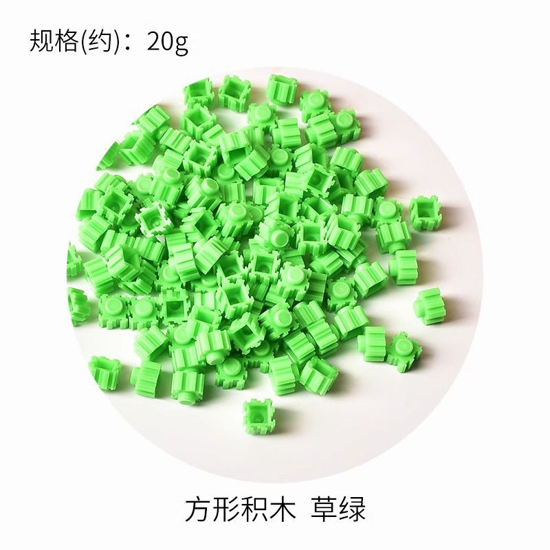 Materiales hechos a mano relleno de bloques redondos gránulos de bloques populares sensación de mano decoración DIY juguetes descomprimidos