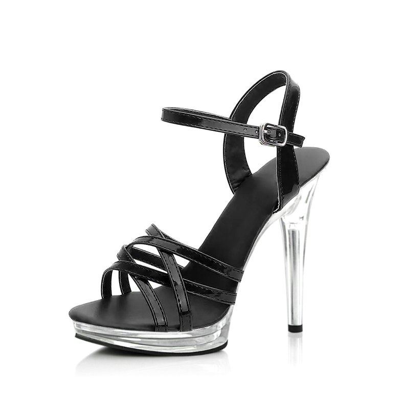 Zapatos de desfile de modelo de mujer zapatos de vestido 15cm / 18cm tacones sandalias de discoteca tacones finas zapatos de baile