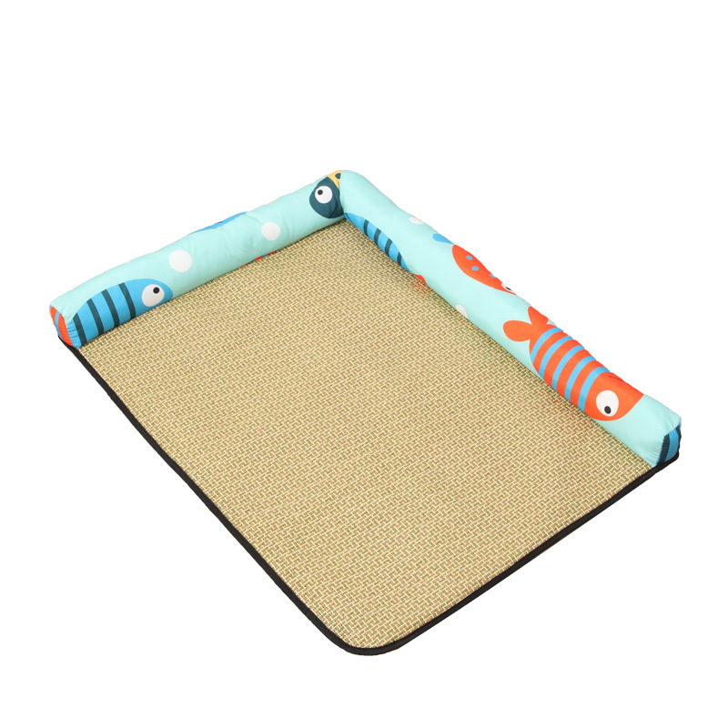 Z pez azul nido cuadrado de medio filo