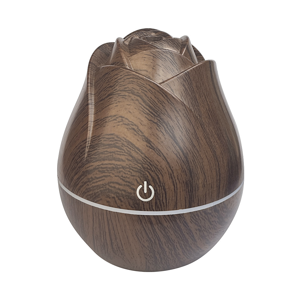 Difusor de Aromas y Humidificador Silencioso Ultrasónico de Plástico ABS con Luz LED para Dormitorio