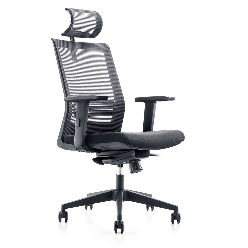 Sillas de oficina ergonómicas transfronterizas para empleados sedentarios sillas caseras cómodas perezosas Ceo sillas de computadora de tela de malla