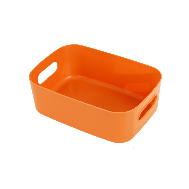 Caja de almacenamiento de artículos diversos de estilo japonés caja de plástico de escritorio caja de organización de cosméticos caja de almacenamiento de cocina cesta de almacenamiento de aperitivos