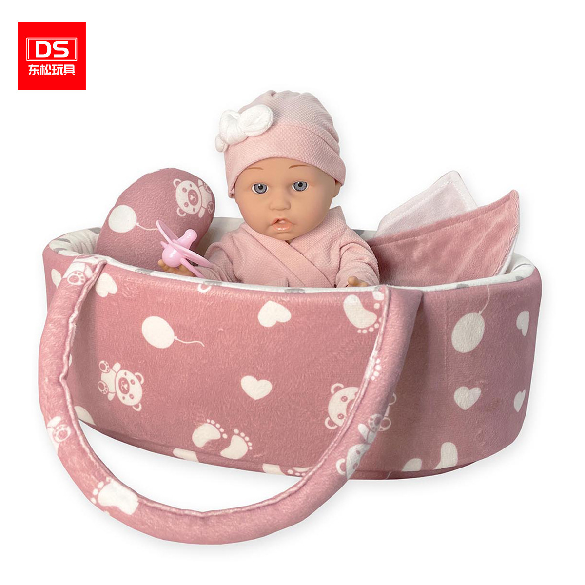Cross-Border Export Newborn Comfort Play House Doll Toy Set Artificial Doll Baby Doll Set