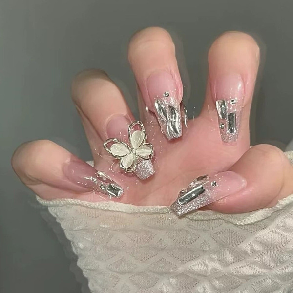Almond nail stickers