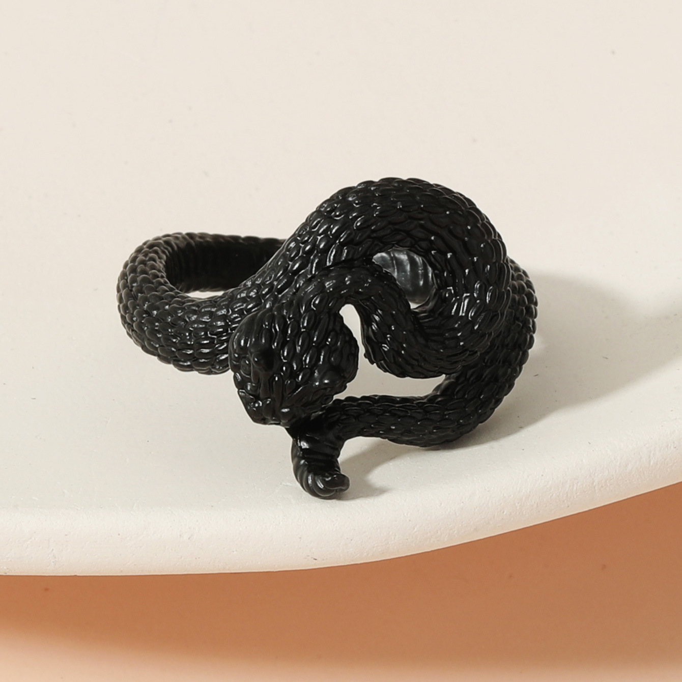 Wholesale Jewelry Snake-shaped Opening Ring Nihaojewelry display picture 7