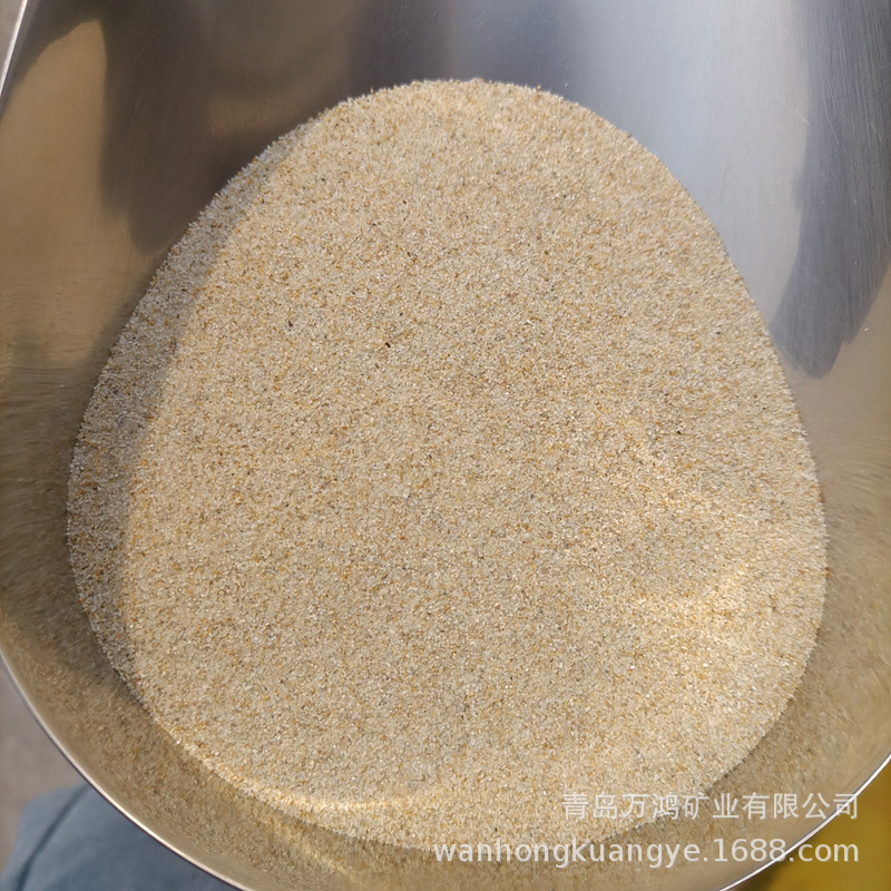 海沙铸造用石英砂烘干砂0.25-0.5mm保温砂浆细沙消防沙箱用黄沙