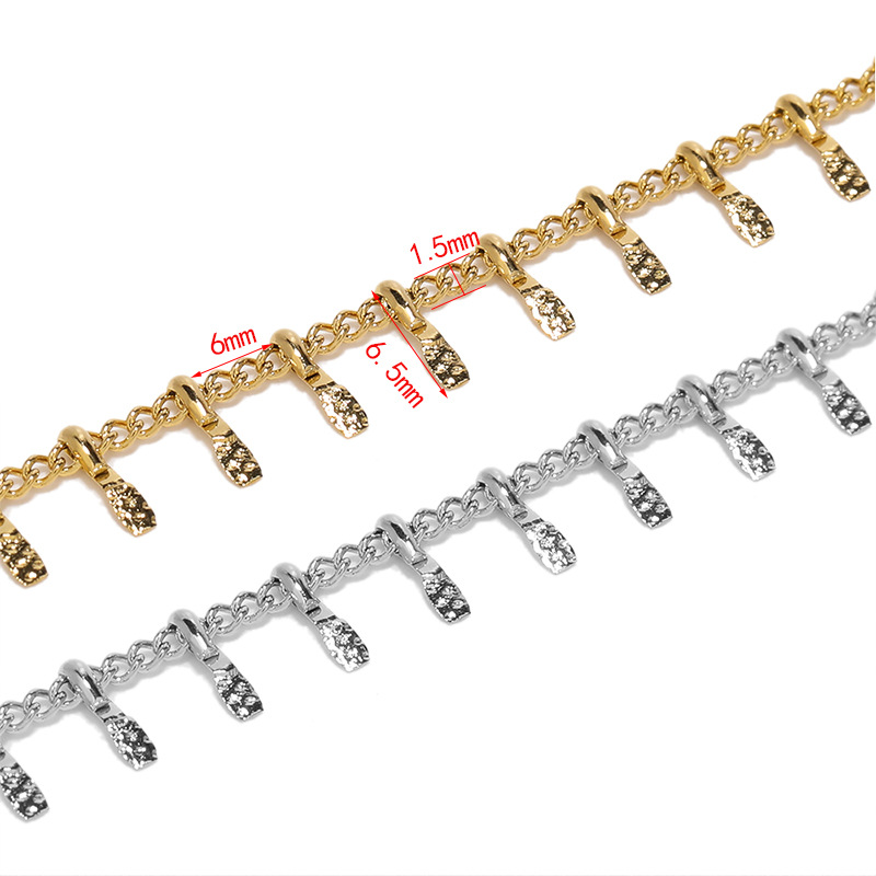 1.5mm semi-finished chain DIY accessories ancient-style chain necklace hair accessories material semi-finished chain handmade chain