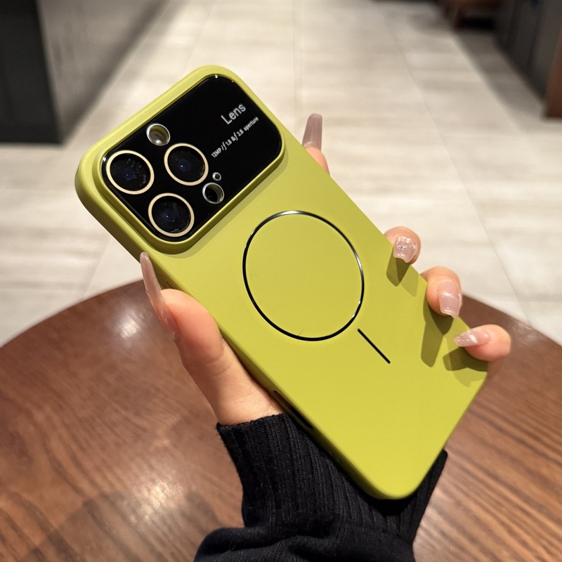 Apple 16 携帯電話ケース iPhone17promax オールインクルーシブレンズフィルムスキンフィールつや消しモデルに適した大きな窓磁気吸引|undefined