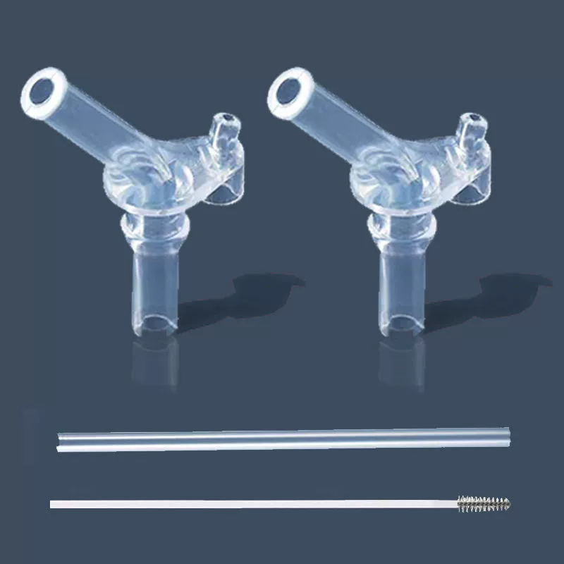 Детский сменный соломинка из straw, силиконовая насадка, стеклянная крышка, аксессуары