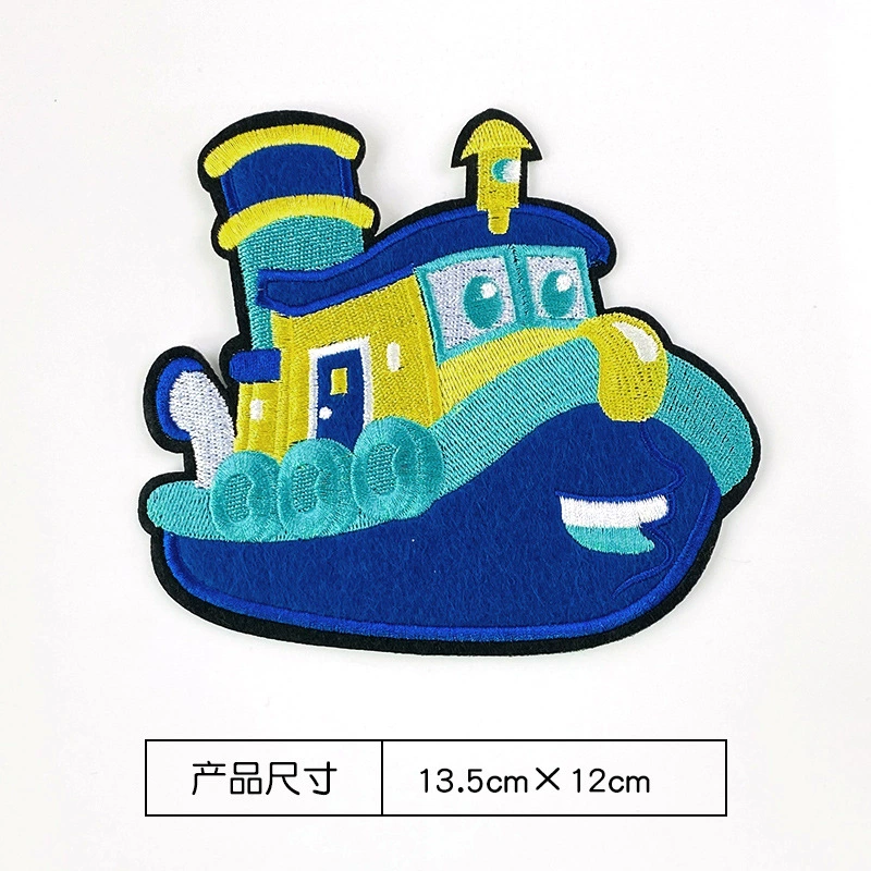 Big cartoon down jacket, mosquito net, children's stickers, with embroidery