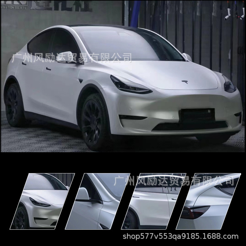 PET car color change film motorcycle electric car black warrior super sub matte car film electro-optic metal body in white film
