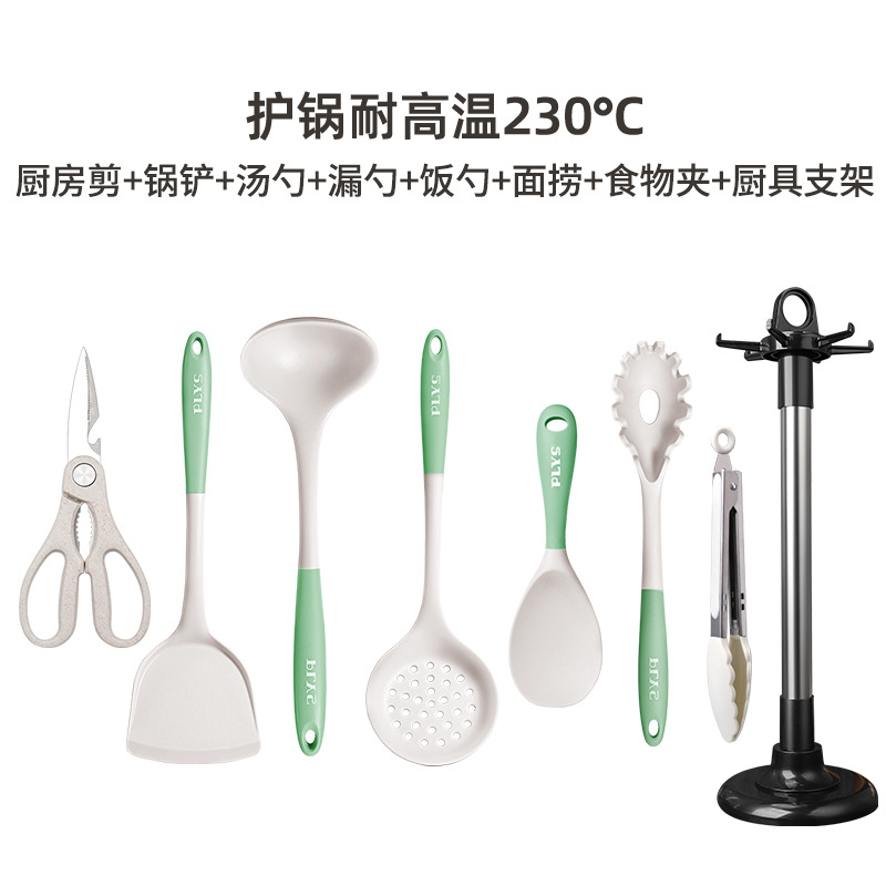 Resistente a altas temperaturas cocina cocina antiadherente cocina nueva combinación de cocina de cocina al por mayor cucharas de arroz