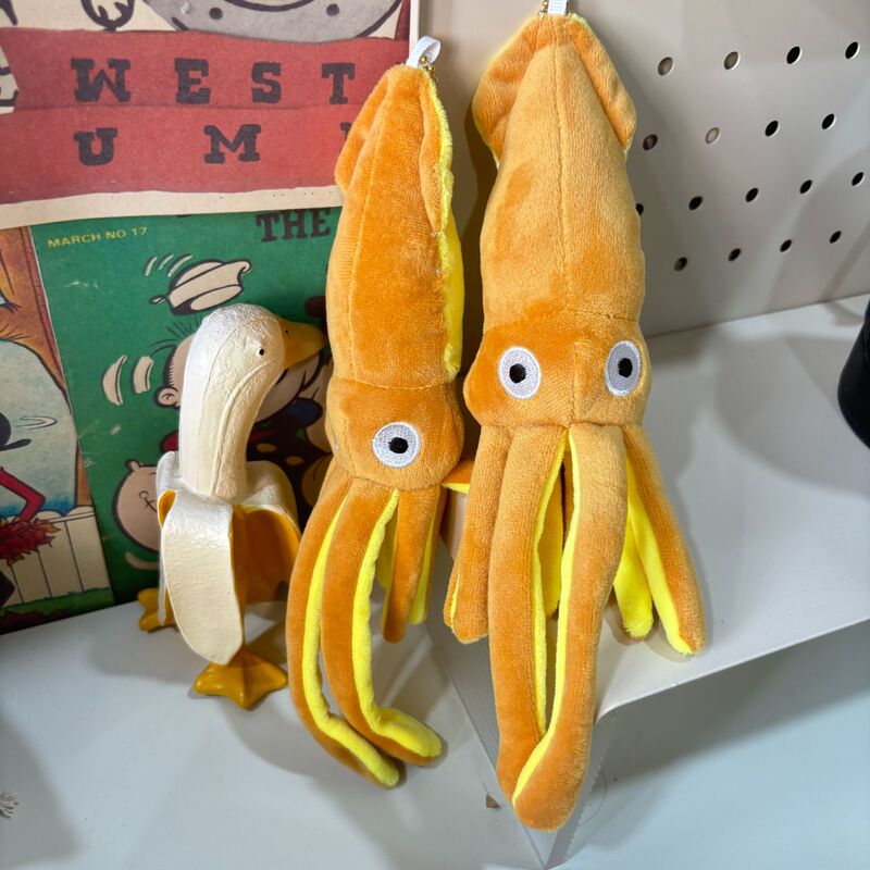 Cartoon Ocean Series Octopus Squid Octopus Ocean Series Cute Plush Bag Pendant Doll Grabber Doll