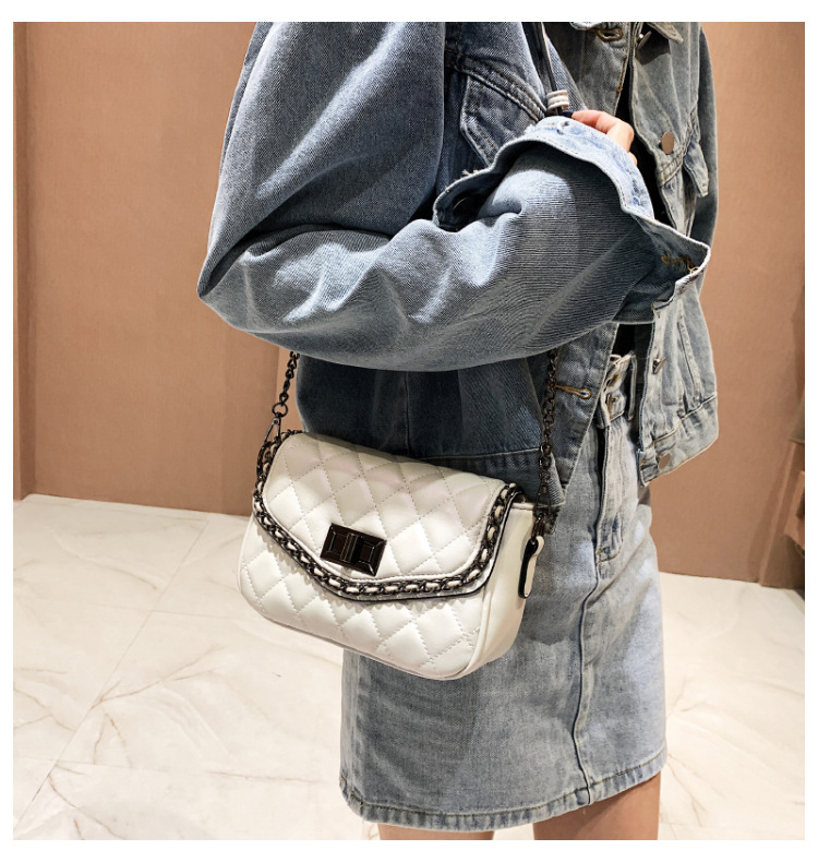 Fashion Pu 2021 New Winter Chain Shoulder Messenger Bag Wholesale display picture 2