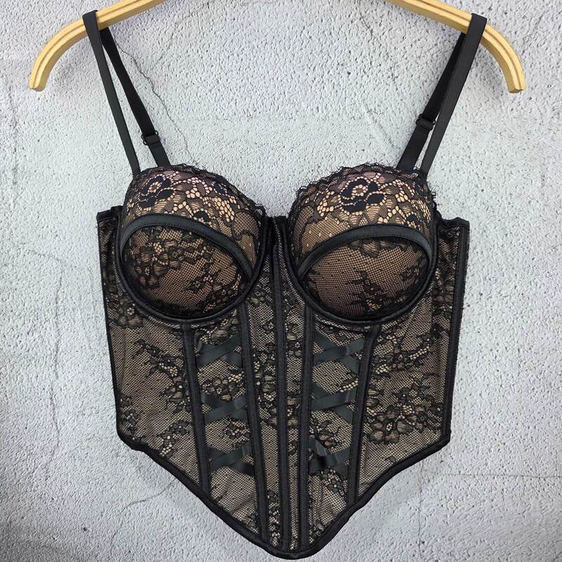2025 New High-End Sexy Hot Girl Slimming Lace Camisole Women's Outerwear Lingerie Tube Top Trendy