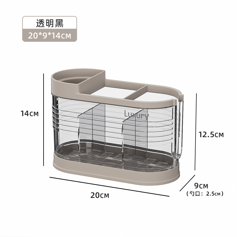 palillos de cocina tipo estante multifuncional para almacenar cubiertos domésticos de alto valor facial jaula de palillos de drenaje