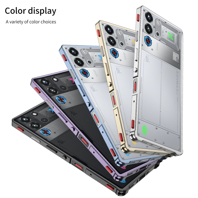 国境を越えて適用される Red Magic 10PRO 海馬バックルフレーム携帯電話ケース 9SPRO アルミニウム合金スーパーカー冷却落下防止保護カバー|undefined