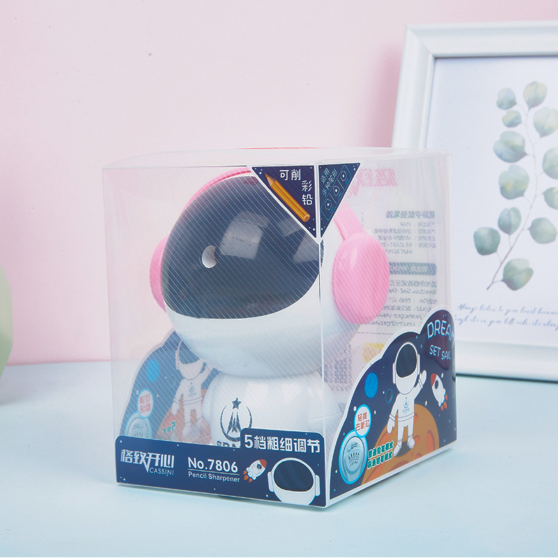 OEM feliz 7806 sacapuntas aeroespacial interestelar sacapuntas de ajuste de grosor de cinco velocidades sacapuntas que pueden romper el núcleo