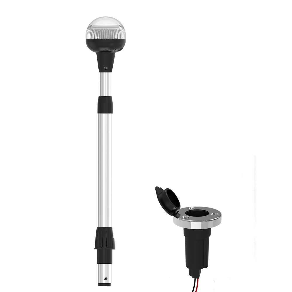 船灯LED航行灯环照灯信号灯游艇灯插入式伸缩铝管28-44″12VDC-阿里巴巴