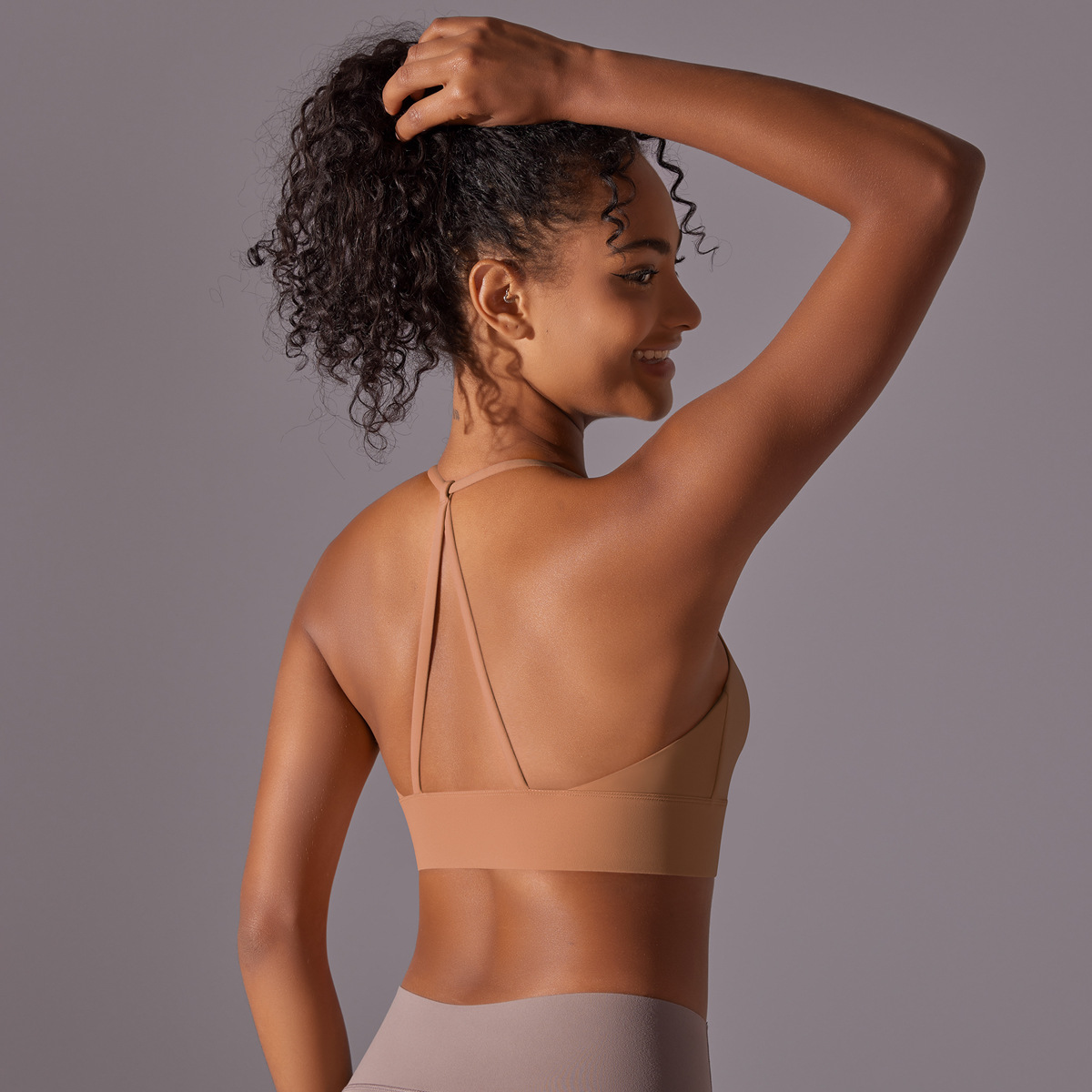 140g Weight Sleeveless Sleeve Length Nylon Fabric Type Short Top Length Halter Crisscross Tank Tops Type Fitness, Yoga, Sports Occasion Halter Neck Neckline Solid Color Pattern Sports Style Sports Solid Color Nylon Halter Neck Active Tops Halter Crisscross Tank 67