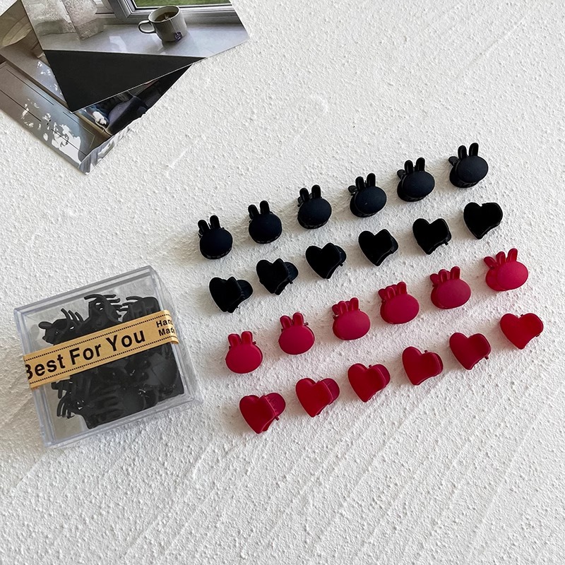 Mini pinza de cabello de tamaño pequeño, pinza de cabello de princesa, pinza de cabello de frente, pinza de cabello lateral, pinza de cabello