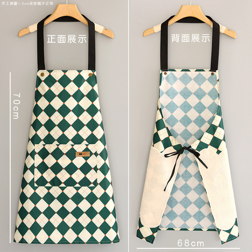 Cartoon Cute Waterproof Oil-Proof Kitchen Apron Home Use Cooking Girdle New Model Dining Special Purpose Workwear for Women
