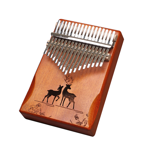Thumb piano kalimba 21-tone electric box 17-tone crystal finger piano kalimba portable easy-to-learn musical instrument gift