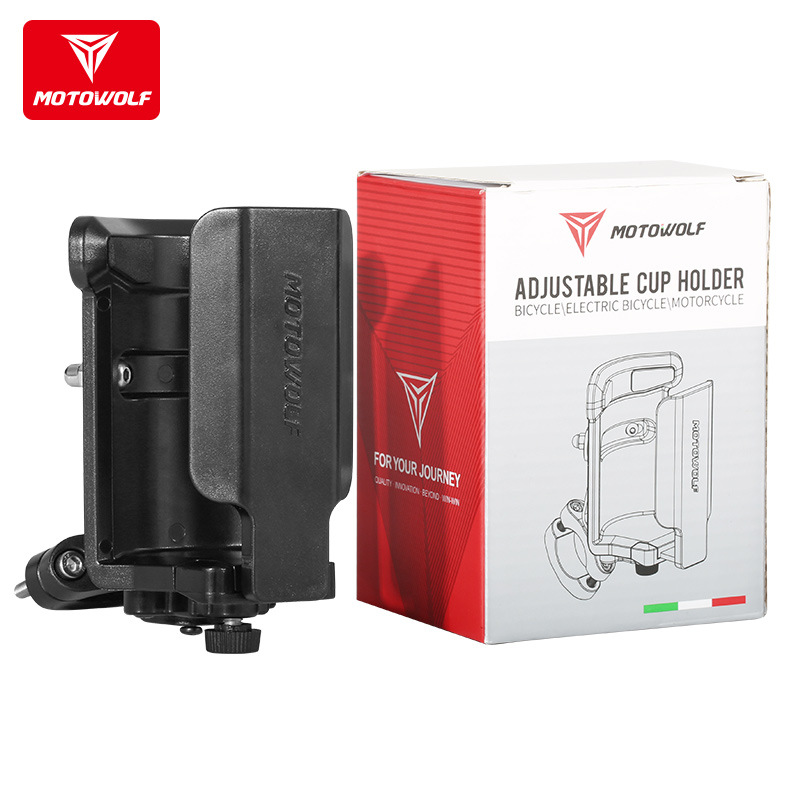 Motocicleta que monta el sostenedor de taza de agua ajustable sostenedor de taza de agua móvil parachoques sostenedor de taza de agua externo sostenedor de botella de agua de bicicleta