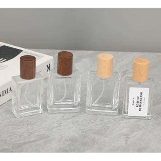 厂家现货批发15螺口透明香水瓶30ml化妆品喷雾瓶小样玻璃空瓶包装