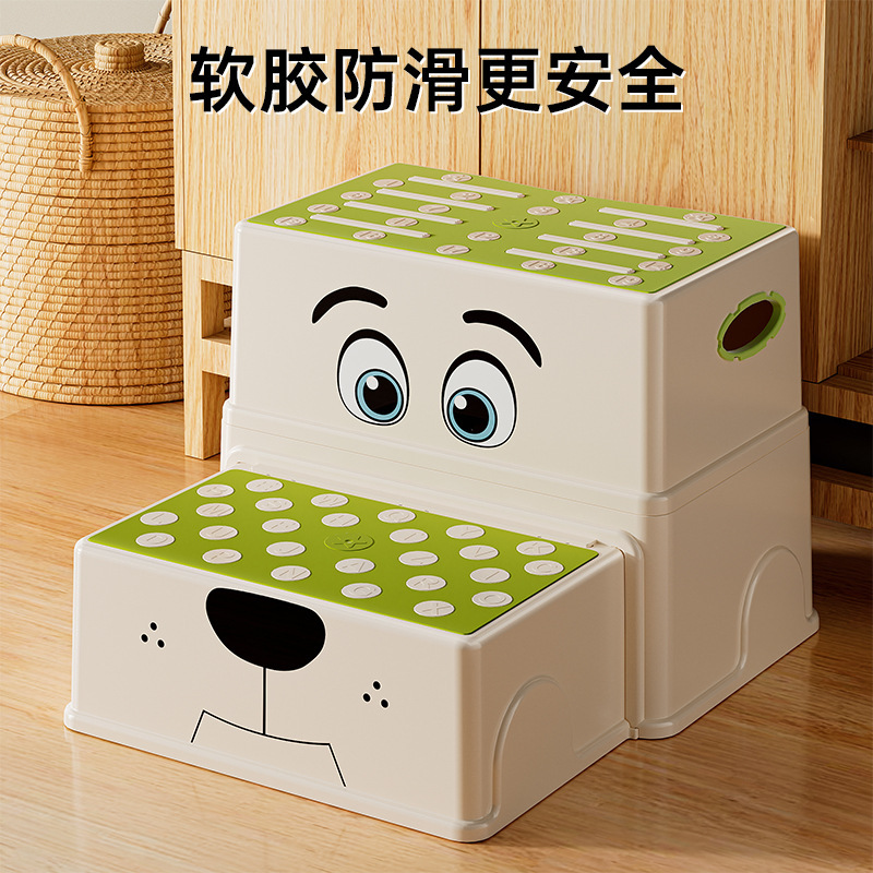 儿童垫脚凳宝宝洗手台阶凳刷牙洗脸阶梯马桶脚踏小孩洗漱台踩脚凳|undefined
