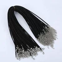 Кожаное веревочное ожерелье Корейское бархатное замшевое ожерелье ручной работы DIY полуфабрикат ожерелье кулон цепочка ключицы