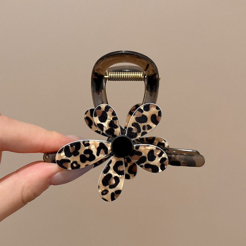 Pinza para el cabello coreana de gran tamaño, pinza para el cabello exquisita y de alta gama para mujeres con gran volumen de cabello, pinza de tiburón en la parte posterior de la cabeza, lindo sombrero con pinza para el cabello